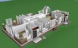 The Jeffrey MacDonald Case: CJ00110.JPG: The Jeffrey MacDonald apartment, fly-by view, facing southwest