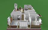 The Jeffrey MacDonald Case: CJ00111.JPG: The Jeffrey MacDonald apartment, fly-by view, facing west