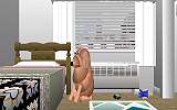 The Jeffrey MacDonald Case: CJ000173.JPG: Representation of north bedroom (Kristen's) in the Jeffrey MacDonald apartment at 544 Castle Drive, facing north