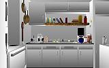 The Jeffrey MacDonald Case: CJ000183.JPG: Representation of the kitchen in the Jeffrey MacDonald apartment at 544 Castle Drive, facing west