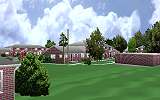 The Jeffrey MacDonald Case: CJ000222.JPG: Representation of the back of the Jeffrey MacDonald apartment building (center), facing southwest from north corner of Pendlyshok's building.