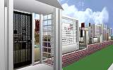The Jeffrey MacDonald Case: CJ000241.JPG: Representation of the front of the Jeffrey MacDonald apartment, facing northeast