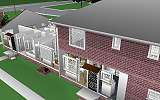 The Jeffrey MacDonald Case: CJ000248.JPG: Representation of the Jeffrey MacDonald apartment, facing southeast