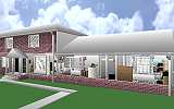 The Jeffrey MacDonald Case: CJ000249.JPG: Representation of the Jeffrey MacDonald apartment, facing northwest