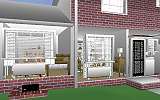 The Jeffrey MacDonald Case: CJ000254.JPG: Representation of the rear of the Jeffrey MacDonald apartment, facing south