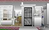 The Jeffrey MacDonald Case: CJ000257.JPG: Representation of the rear of the Jeffrey MacDonald apartment, facing south