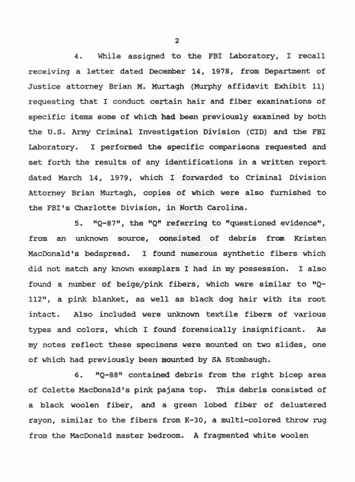 February 8, 1991: Affidavit of James Frier (FBI); page 2 of 5