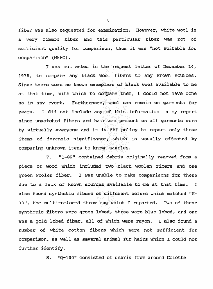 February 8, 1991: Affidavit of James Frier (FBI); page 3 of 5