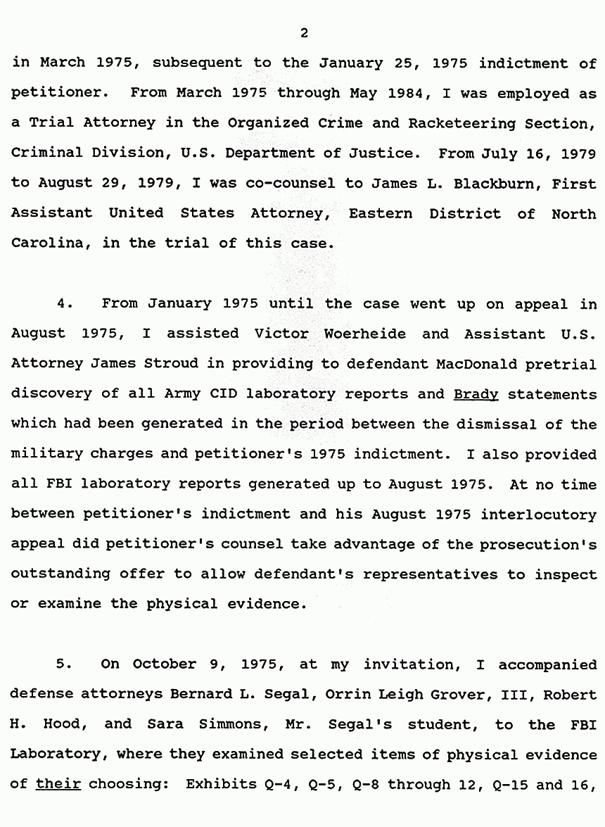 February 19, 1991: Affidavit of Brian Murtagh, page 2 of 37