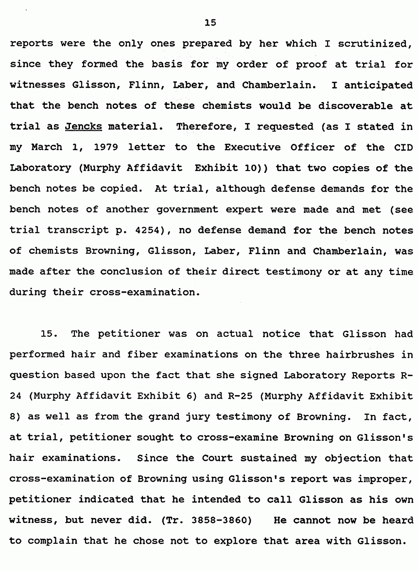 February 19, 1991: Affidavit of Brian Murtagh, page 15 of 37