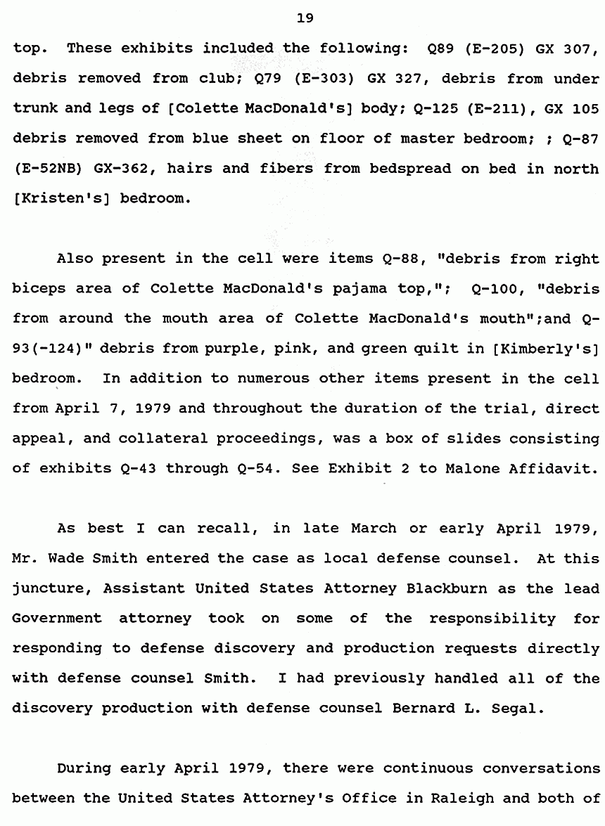 February 19, 1991: Affidavit of Brian Murtagh, page 19 of 37
