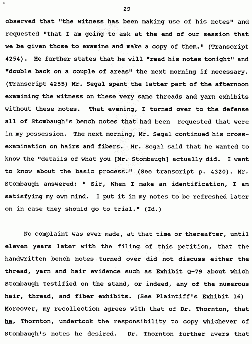 February 19, 1991: Affidavit of Brian Murtagh, page 29 of 37