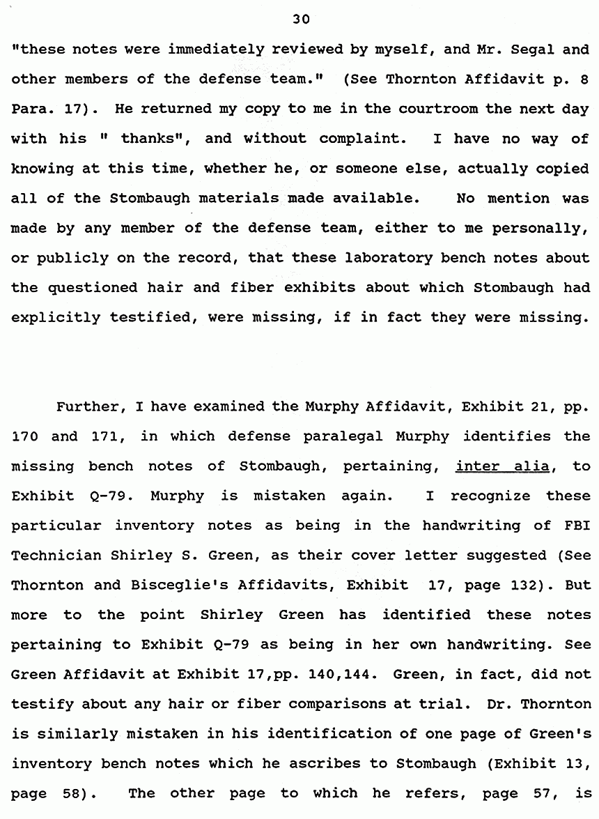 February 19, 1991: Affidavit of Brian Murtagh, page 30 of 37