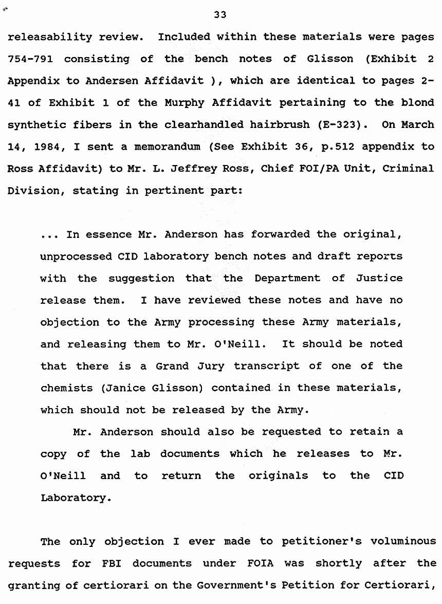 February 19, 1991: Affidavit of Brian Murtagh, page 33 of 37