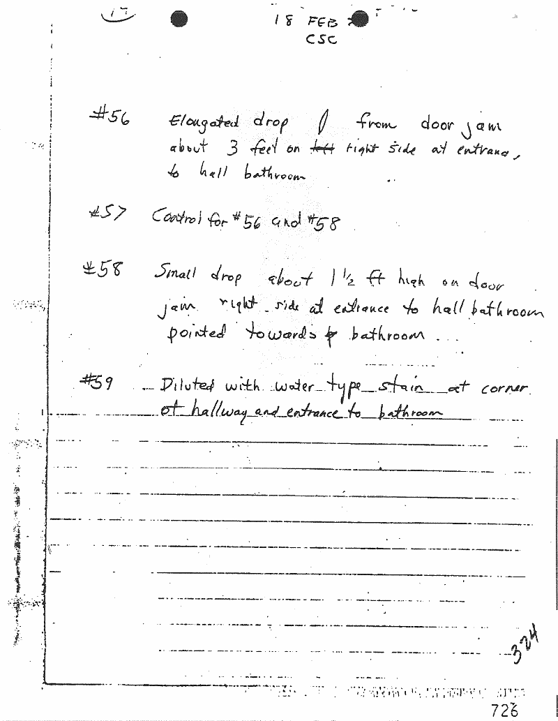 February 17-22, 1970: Notes of Craig Chamberlain (CID): p. 23 of 47