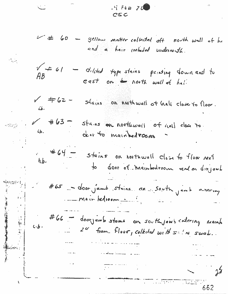 February 17-22, 1970: Notes of Craig Chamberlain (CID): p. 25 of 47
