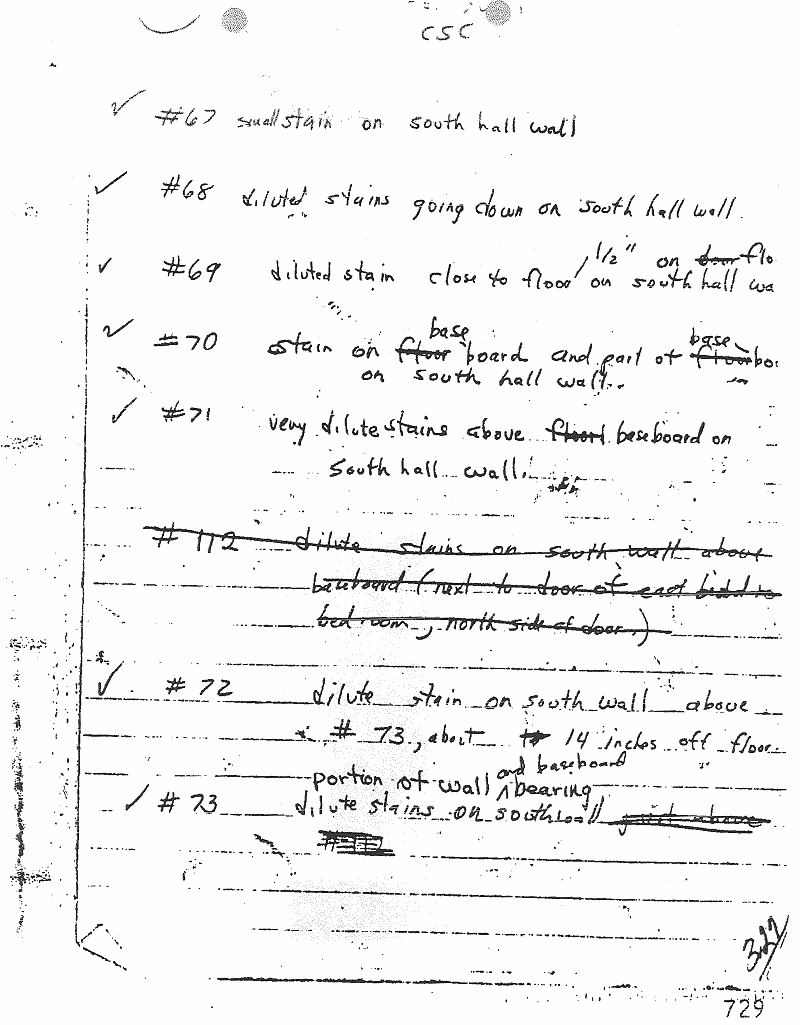 February 17-22, 1970: Notes of Craig Chamberlain (CID): p. 26 of 47