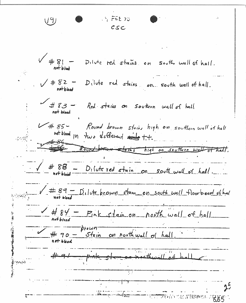 February 17-22, 1970: Notes of Craig Chamberlain (CID): p. 28 of 47