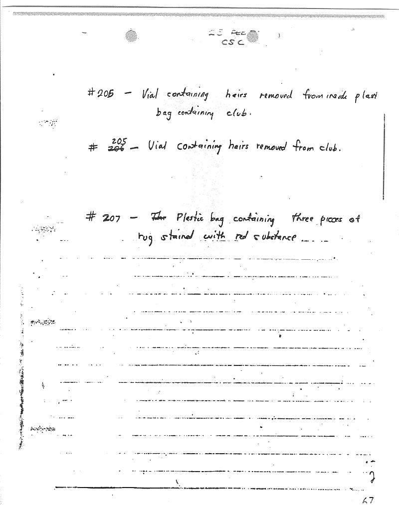 February 17-22, 1970: Notes of Craig Chamberlain (CID): p. 41 of 47