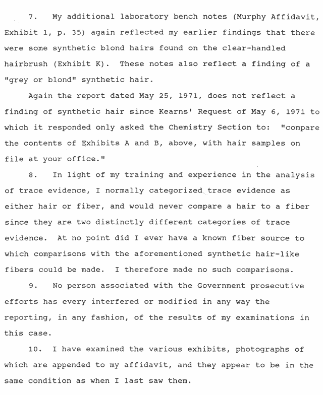 February 5, 1991: Affidavit of Janice Glisson (CID); page 7 of 8