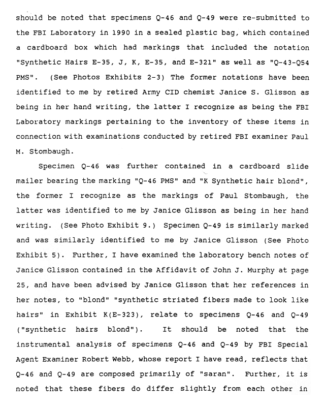 February 14, 1991: Affidavit of Michael Malone (FBI); page 6 of 14