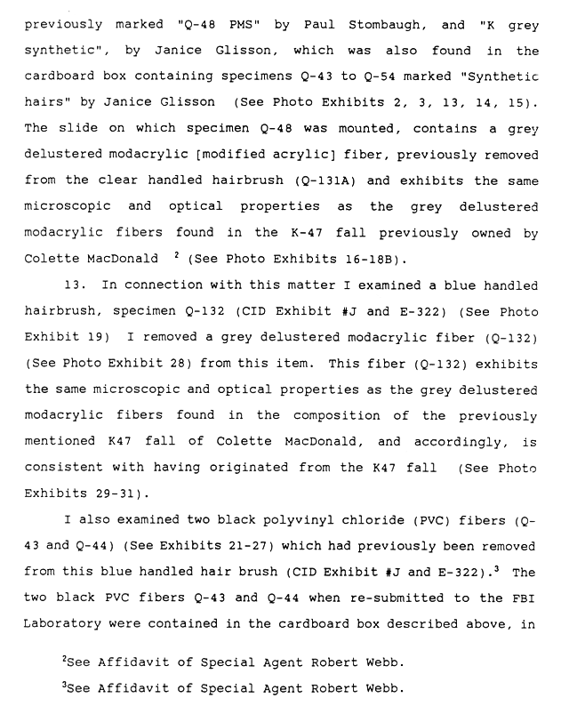 February 14, 1991: Affidavit of Michael Malone (FBI); page 8 of 14