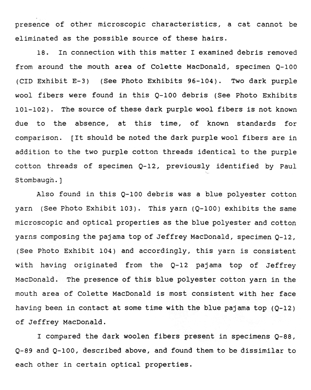 February 14, 1991: Affidavit of Michael Malone (FBI); page 12 of 14