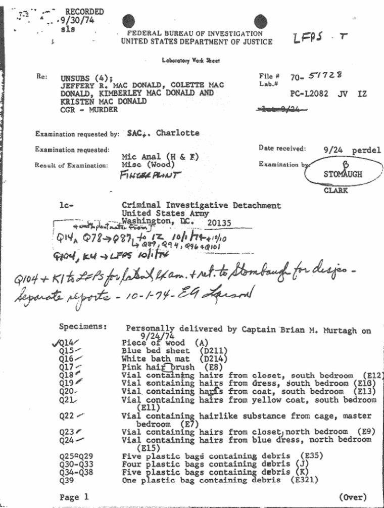 Notes of Paul Stombaugh (FBI): p. 16 of 80