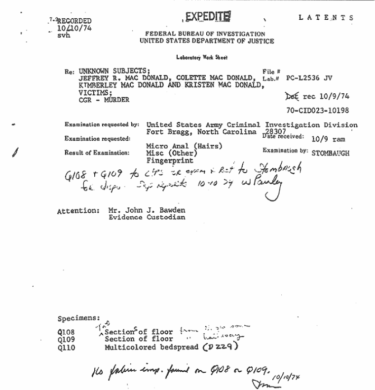 Notes of Paul Stombaugh (FBI): p. 22 of 80