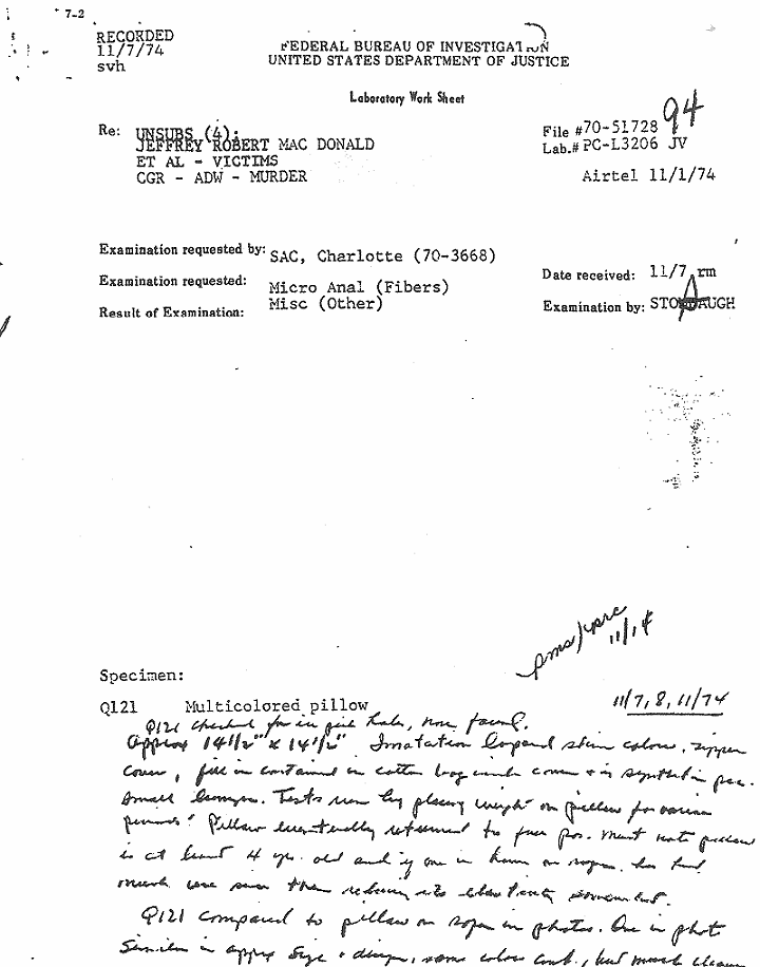 Notes of Paul Stombaugh (FBI): p. 76 of 80