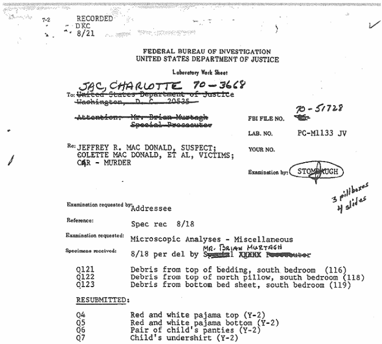 Notes of Paul Stombaugh (FBI): p. 77 of 80